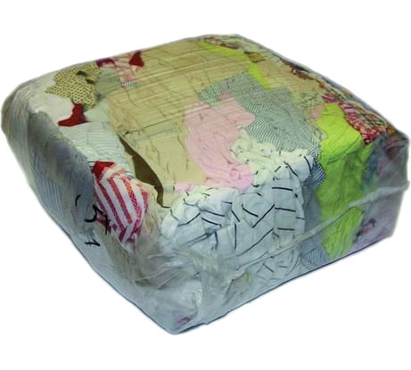 Ветошь ОФИСМАГ постель цветная, лоскуты 70x80 см (±10 см), плотность 100-120 г/кв. м, 100 хлопок, 10 кг LAUT2-09 608961