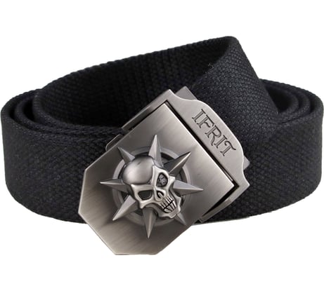 Ремень Ifrit Skull Danger Polypropylene пряжка алюминиевый сплав черный Рем-644 4680232391617