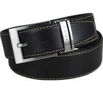 Ремень Cross Pamplona кожа, черный/бежевый, 126x3,5 см AC418149NF