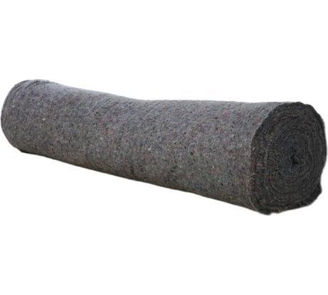 Нетканное, техническое холстопрошивное полотно DINFIX ХПП серый, 180 г, 1,5x5 м 00-0004430