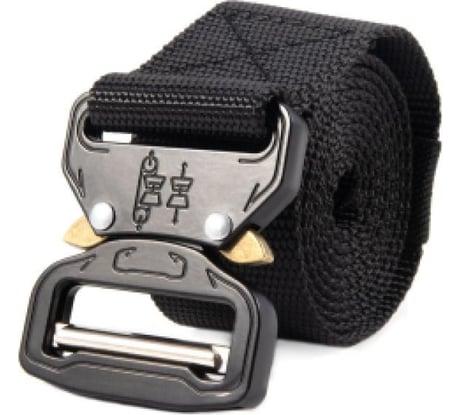 Ремень Следопыт Рысь, 1400x38 мм, текстиль, черный PF-BE-14