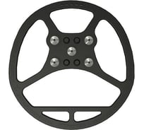 Ледоходы КРУГЛЫЕ 5x5 ПЛЮС, с победитовыми шипами, размер L, ЦБ-00000113