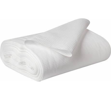 Полотно вафельное отбеленное LAIMA рулон 0,45x60 м, в пакете, плотность 140 (±10) г, рост м2, 609575