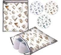 Чехол для обуви МУЛЬТИДОМ ПУТЕШЕСТВИЯ размер 36х32см МТ70-143