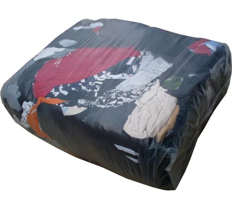 Ветошь ООО Комус, трикотаж, х/б, цветной, 10 кг 549602