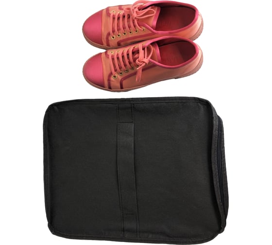 Органайзер для обуви на молнии HOMSU Premium Black, 32x24x16 см HOM-1206