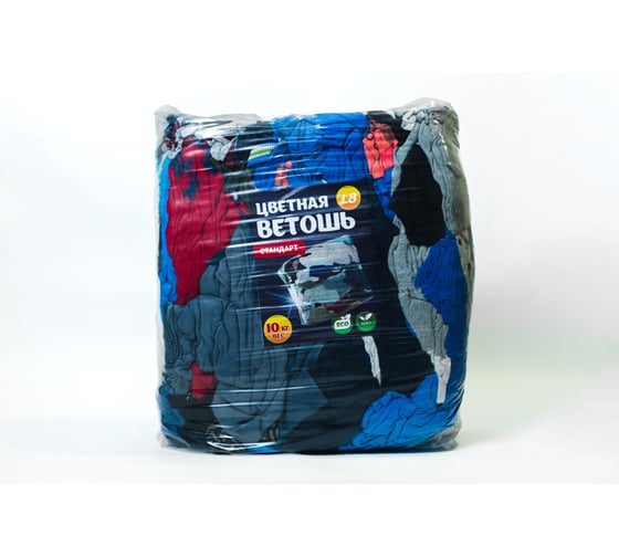 Ветошь цветная ООО «БАЛТСТРОЙ СПБ» 10 кг (стандарт) OO171 1