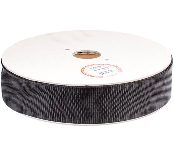 Ремень полипропиленовый Стройбат 50мм (черный 30 м) 274720 1