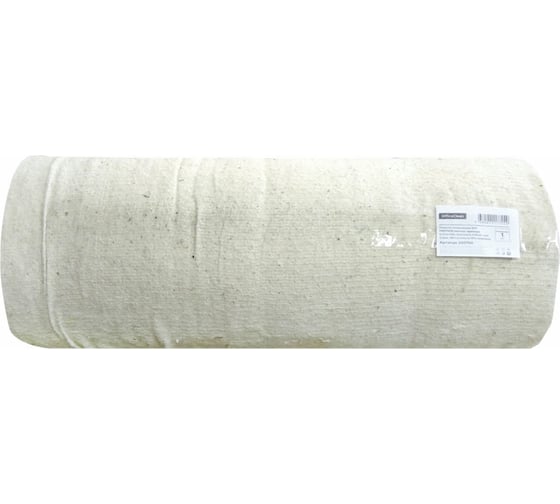 Нетканое холстопрошивное полотно OfficeClean 75смх50м, 210г/м2, прошивка 2.5мм, 260704