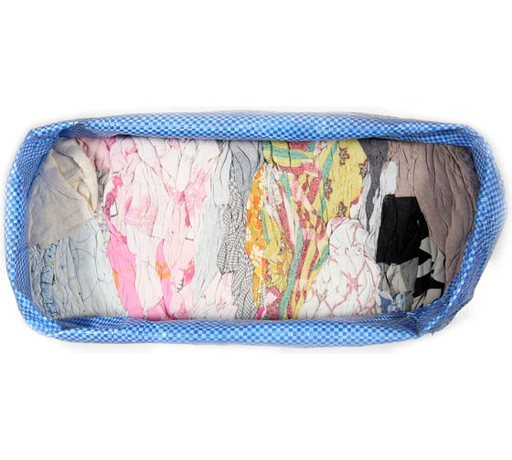 Ветошь HIMPT цветная фланель (первый сорт), брикет 10 кг 00-00023980 1