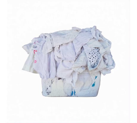 Ветошь белая трикотажная эконом FORT, 1/10 кг 00-50147128