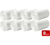Полотенце вафельное SAMGRUPP 0,4 м, 100 гр/м2, 8 рулонов х 50 м SAMU-120204050-8