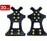 Ледоходы SAMGRUPP 10+10 шипов размер L (20 пар) SAMC-006010310-20 1