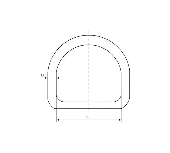 D-образное кольцо ЦКИ M8274 6x50, A4, 5 шт 72473
