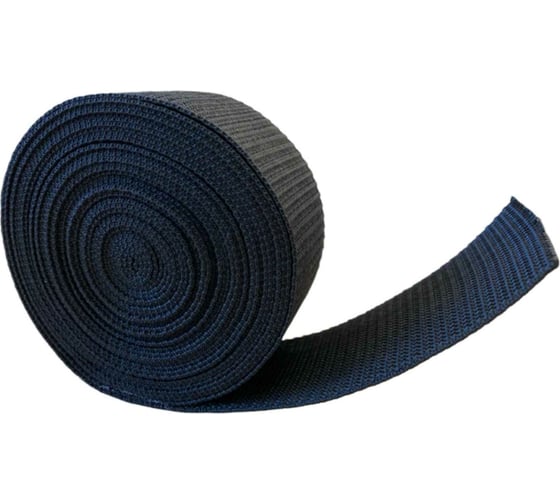 Ременная лента КИТ ширина 40мм, длина 50м, черная STROP40