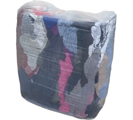 Ветошь-цветной трикотаж R2R х/б, мешок 10 кг 7030-00000000013-1