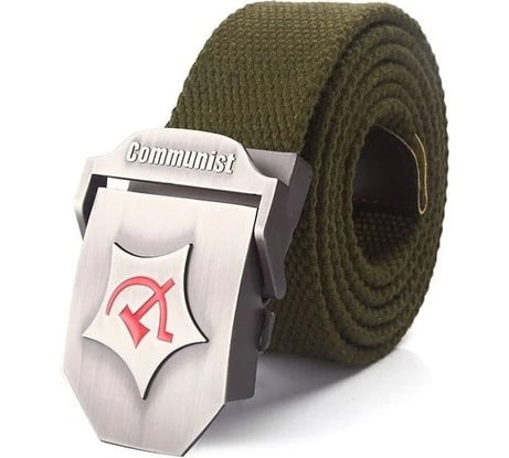 Ремень Следопыт Звезда, 1400x36 мм, текстиль, зеленый PF-BE-04