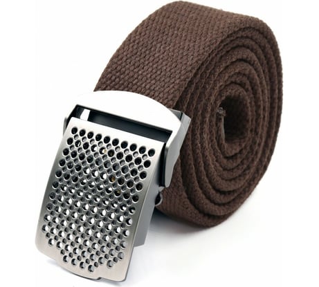 Ремень Следопыт Отверстия, 1400x36 мм, текстиль, темно-коричневый PF-BE-05