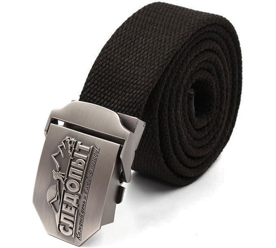 Ремень текстильный, 1400x36 мм, черный Следопыт PF-BE-06