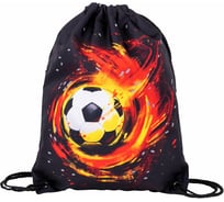 Мешок для обуви BRAUBERG PREMIUM Fireball, карман, подкладка, светоотражайка, 43x33 см 270747