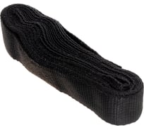 Полипропиленовый ремень 25мм черный 5 м Стройбат 331320