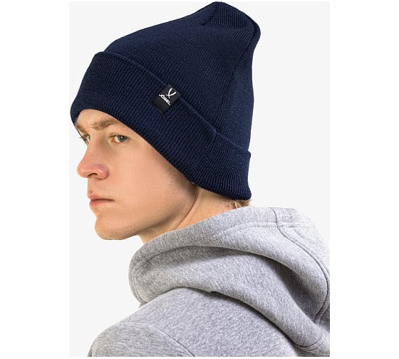 Шапка Jögel ESSENTIAL PerFormDRY High Beanie AW21, темно-синий УТ-00020292