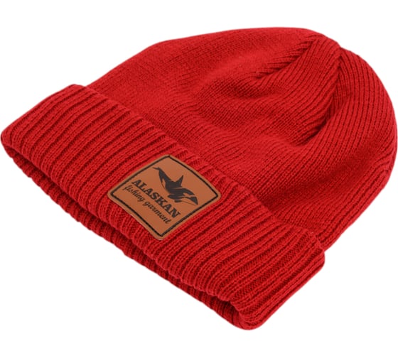 Шапка Alaskan Hat Beanie красная, р. L/52-54 AWC037R
