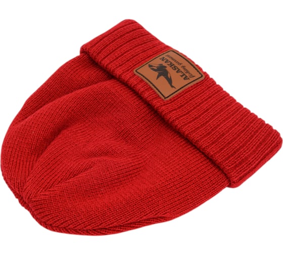 Шапка Alaskan Hat Beanie красная, р. L/52-54 AWC037R