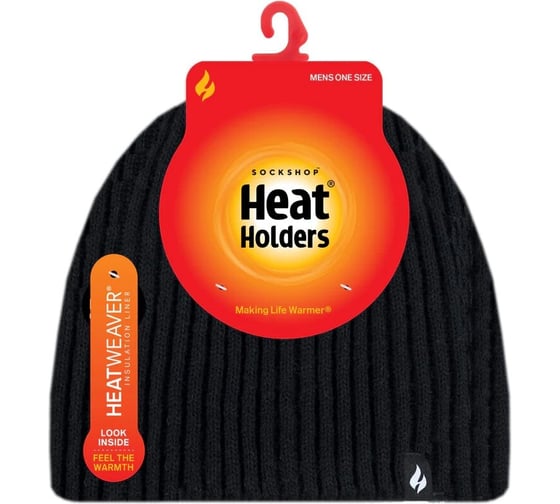Мужские термошапки Heat Holders HALDEN black BSHH611OSBLK