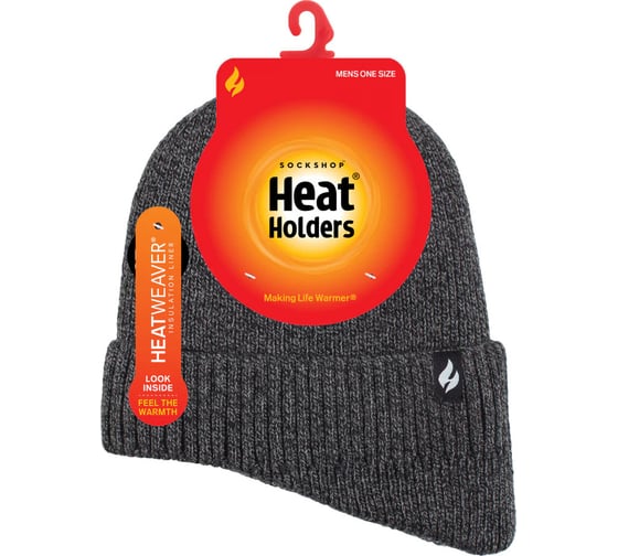 Мужская термошапка Heat Holders EXPEDITION charcoal BSHH672OSCHA