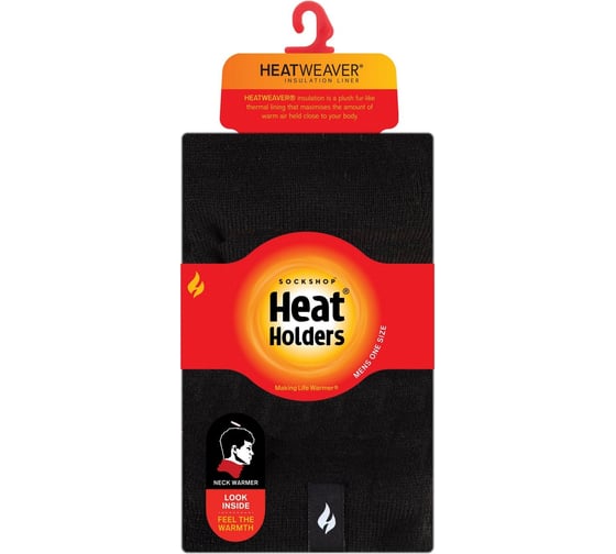 Мужской термошарф Heat Holders STOCKLEY, black BSJH601OSBLK