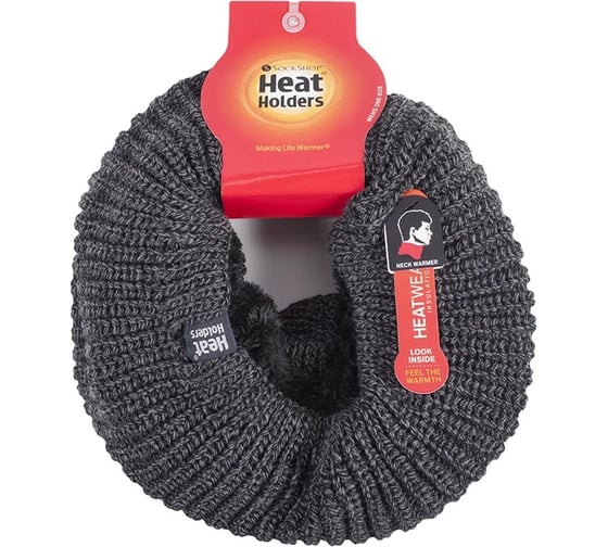 Мужской термошарф Heat Holders LARVIC, charcoal BSJH622OSCHA
