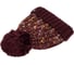 Женские термошапки Heat Holders EIDDA с отворотом и помпоном, wine BSHH793OSWNE 5
