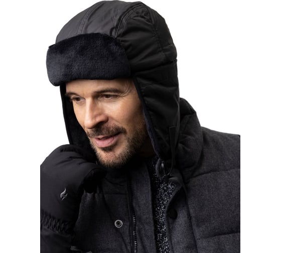 Мужские термошапки Heat Holders AVIATOR, L/XL, black HHM02079