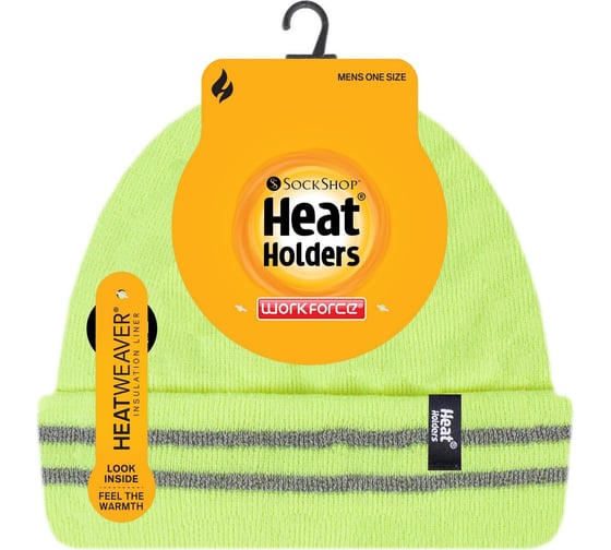 Мужские термошапки Heat Holders WORKFORCE, yellow BSHH852OSYEL