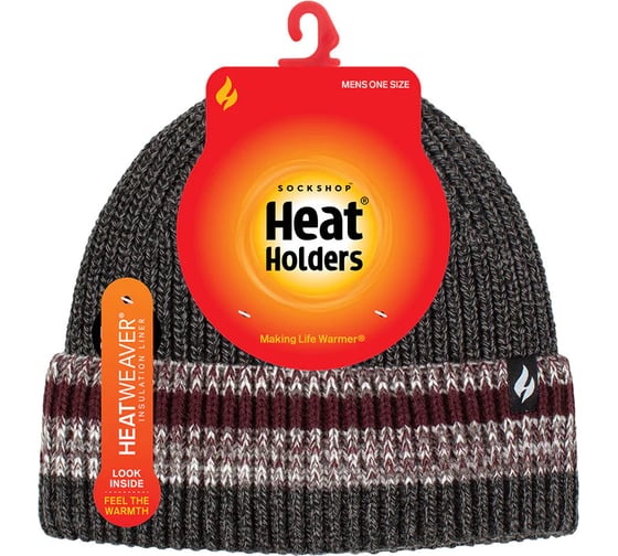 Мужская термошапка Heat Holders ARRAN, charcoal BSHH692OSCHA