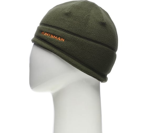 Двухсторонняя шапка Huntsman ткань Флис, цвет Хаки НФ-000005103/58