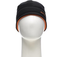 Двухсторонняя шапка Huntsman ткань Флис, цвет Черный/Оранжевый, НФ-000005101/58
