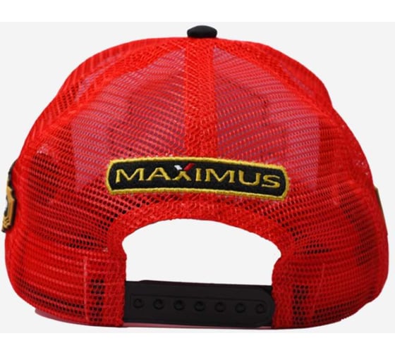 Кепка Maximus Mesh с сеткой, белый, красный MCM