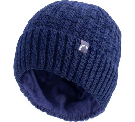 Шапка Сибирский Следопыт IRBIS с подкладом из флиса, акрил/шерсть, синий меланж PF-CAP11