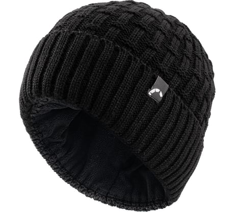 Шапка Сибирский Следопыт IRBIS с подкладом из флиса, акрил/шерсть, черный PF-CAP10