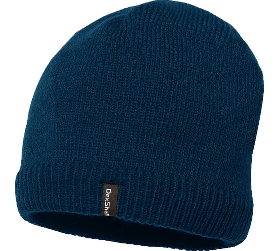 Водонепроницаемая шапка DexShell Beanie Solo, DH372-NBLXL темно-синий, размер L-XL/58-60 см 1