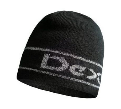 Водонепроницаемая шапка DexShell, черная с надписью, L-XL/58-60 см, DH373BLKLXL