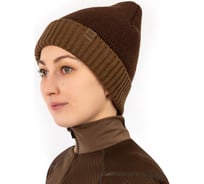 Шапка вязаная Pride Izari Изари коричневая PRWH-01BR_  4610097024399