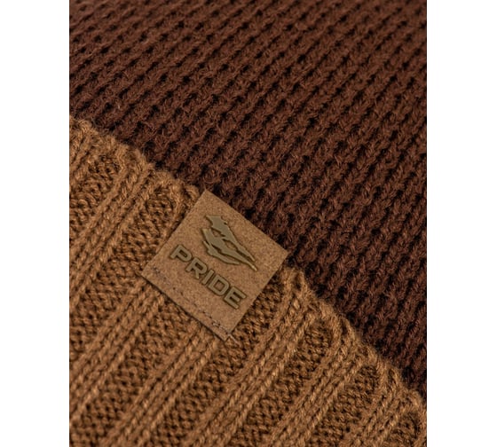 Шапка вязаная Pride Izari Изари коричневая PRWH-01BR_  4610097024399