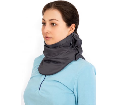 Шарф-труба стеганая Payer Ogasta таффета, графит 4610097097348