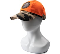 Бейсболка Следопыт СИГНАЛ с откидным оранжевым верхом, ткань смесовая, цвет камуфляж размерр XL/50/ PF-CAP15