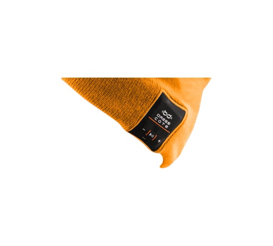 Шапка с беспроводными Bluetooth-наушниками Dress Cote HATSONIC, модель 1, оранжевая 1-8-018
