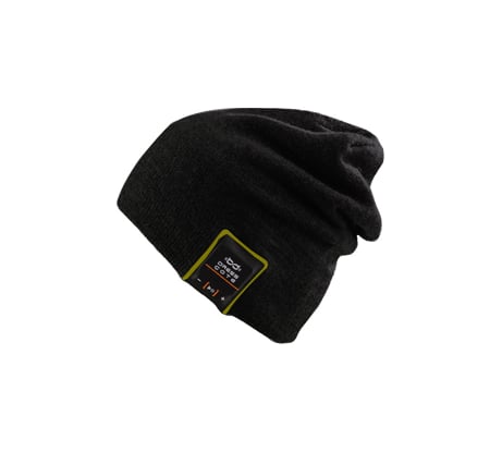 Шапка с беспроводными Bluetooth наушниками Dress Cote HATSONIC, модель 1,  черная 1-8-019