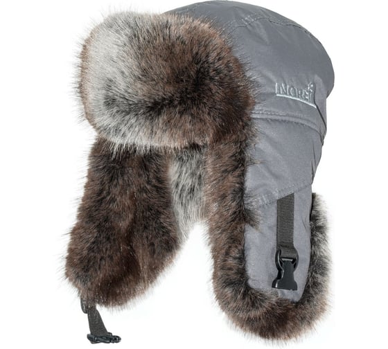 Шапка-ушанка Norfin EXTREME PRO GREY р.L 302803-L
